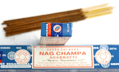 3 Packs Origional Satya Sai Baba Nag Champa Incense Sticks Joss Insence - Insense 15g Box NagChampa Agarbatti