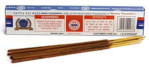 3 Packs Origional Satya Sai Baba Nag Champa Incense Sticks Joss Insence - Insense 15g Box NagChampa Agarbatti