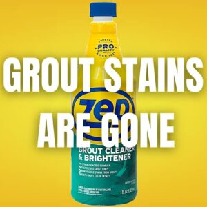 Zep Grout Cleaner and Brightener - 32 ounce (Pack of 2) ZU104632 - Deep Cleaning Pro Formula