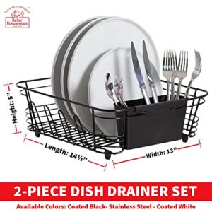 Better Houseware 1420/E Dish Drainer, standard, Black