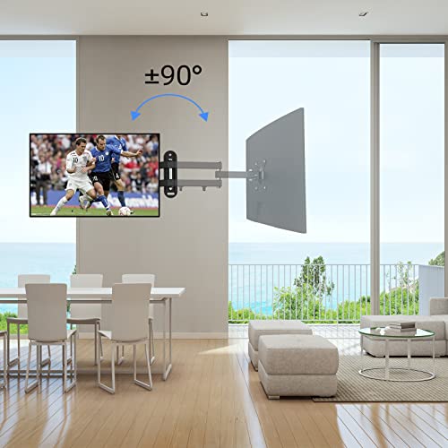 Suptek TV Wall Mount Swivel Tilt Rotation Full Motion Adjustable Articulating for Most 15- 32 inch LED, LCD Monitor Wall Mount VESA 75,100 (MA2720)
