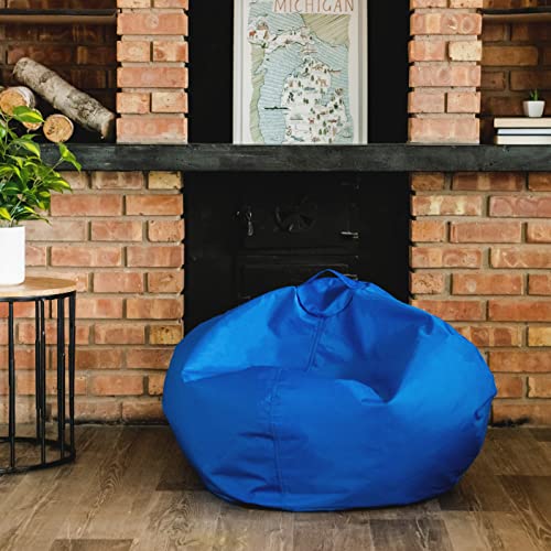 Big Joe Classic Bean Bag Chair, Sapphire Smartmax, 2ft Round