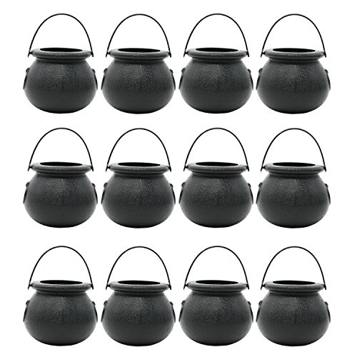 Candy Cauldron Kettles - 1 Dozen Party Decoration Supplies by Big Mo’s Toys