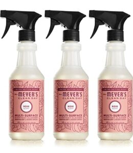 mrs. meyer’s all-purpose cleaner spray, limited edition rose, 16 fl. oz – pack of 3