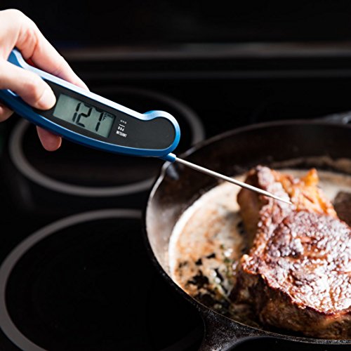 Lavatools Javelin PRO Duo Ambidextrous Backlit Professional Digital Instant Read Meat Thermometer for Kitchen, Food Cooking, Grill, BBQ, Smoker, Candy, Home Brewing, Coffee, and Oil Deep Frying