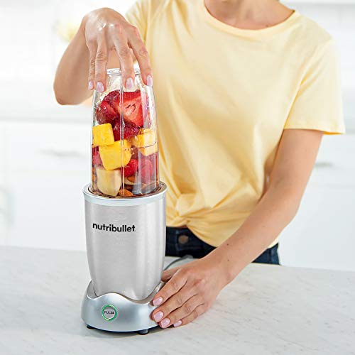 NutriBullet N12-1001 10pc Single Serve Blender, Includes Travel Cup, One Size, Gray