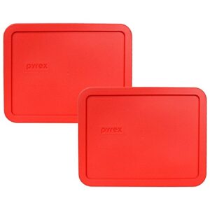 pyrex 7212-pc 1104609 11 cup red lid (2-pack)