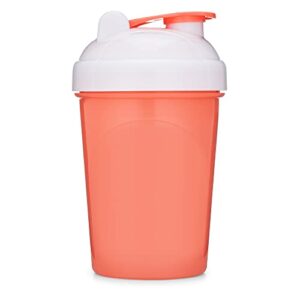 GOMOYO [4 Pack] 20-Ounce Shaker Bottle | Protein Shaker Cup 4-Pack with Agitators (Coral/White, Purple, Mint/White, Rose) | Protein Shaker Bottle Set is BPA Free and Dishwasher Safe