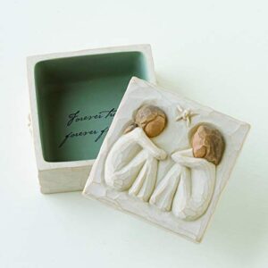 Willow Tree Friendship, Sculpted Hand-Painted Keepsake Box