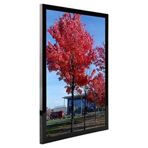 medog 12×16 picture frame black display pictures 12″ x 16″ set of 1 12×16 black picture poster frame safety high transparent pc sheet wall mounting pin-hook not included (p1zb 12×16 ba 1p)
