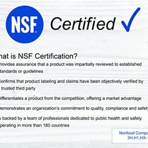 NSF Certified Food Grade Mineral Oil – Gallon (128oz), Certified Food Safe Conditioner for Wood Cutting Boards, Butcher Blocks and Stainless-Steel Kitchen Equipment