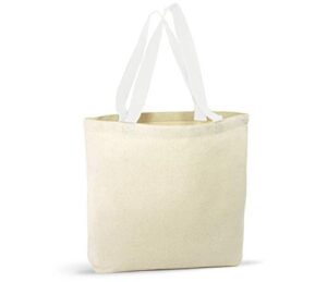 12 pack canvas tote bags – design your own party favor pack tote canvas bags by big mo’s toys