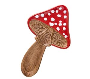spoon rest spoon holder for stove top cute mushroom spoon rest for kitchen counter ceramic spatula holder utensil rest