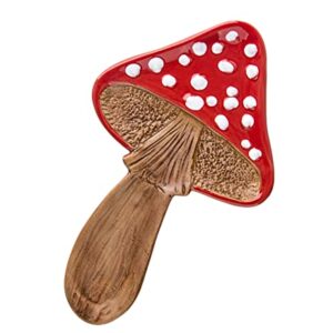 Spoon Rest Spoon Holder For Stove Top Cute Mushroom Spoon Rest For Kitchen Counter Ceramic Spatula Holder Utensil Rest