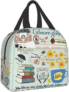 gilmore girls lunch tote bag for women gifts fashionable collapsible simple modern diy bag large