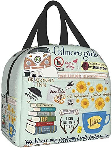 Gilmore Girls Lunch Tote Bag for Women Gifts Fashionable Collapsible Simple Modern DIY Bag Large