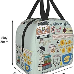 Gilmore Girls Lunch Tote Bag for Women Gifts Fashionable Collapsible Simple Modern DIY Bag Large