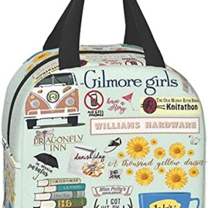 Gilmore Girls Lunch Tote Bag for Women Gifts Fashionable Collapsible Simple Modern DIY Bag Large