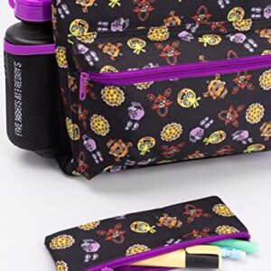 Five Nights at Freddy's Backpack Set Kids 4 Piece Lunch Box Water Bottle Pencil Case