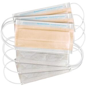 HALYARD* FLUIDSHIELD* Level 3 Disposable Face Mask with SO SOFT* Lining/Earloop Mask, Made in the Americas (Box of 40) 47107