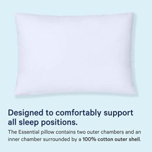 Casper Sleep Essential Pillow for Sleeping, Standard, White