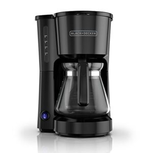 BLACK+DECKER 5-Cup Coffeemaker, Black, CM0700BZ