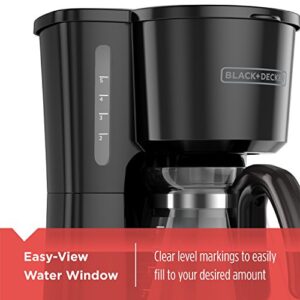 BLACK+DECKER 5-Cup Coffeemaker, Black, CM0700BZ