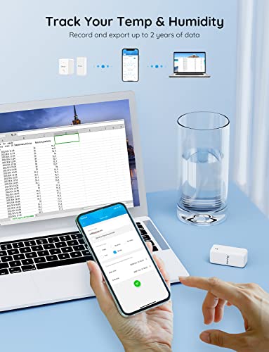 Govee WiFi Hygrometer Thermometer 3 Pack H5151, Indoor Wireless Smart Temperature Humidity Sensor Monitor with Remote App Notification Alert, 2 Years Free Data Storage Export, for Home, Greenhouse