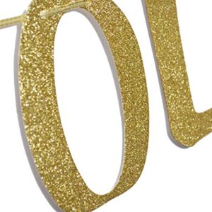 Holy Shit You're Old Banner Gold Glitter for 30th 40th 50h 60th 70th 80th 90th Funny Birthday Banner Sign Bunting Party Decor Photo Booth Props