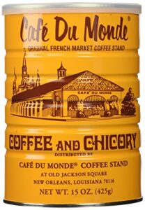 half a dozen cans (6 cans) of coffee du monde – 15 oz. cans