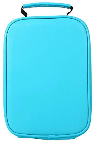 ONTESY Gameboy Leather Lunch Box Reusable Waterproof Thermal Insulated Cooler Bag Toy Bag for Boys Girls Kids Toddlers Teens Men Women (Teal)