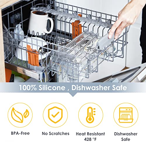 Tomorotec Sponge Brush Dish Rag Holder Multifunctional Telescopic Sink Rack for Bottle and Brushes Storage Over The Sink Dish Drainer