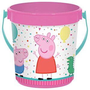 peppa pig plastic favor container | pink | party favor | 1 pc.