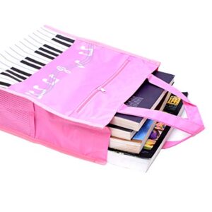 Piano Keys Handbag Reusable Grocery Bag Shoulder Shopping Bag Tote Bag for Music Teacher Girls Gift Bag