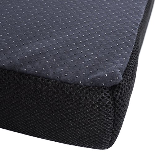 Milliard Memory Foam Seat Cushion Chair Pad 18 x 16 x 3in. with Washable Cover, for Relief and Comfort