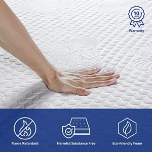 Olee Sleep 10 inch Aquarius Memory Foam Mattress - Twin