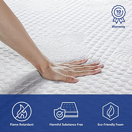 Olee Sleep 10 inch Aquarius Memory Foam Mattress - Twin