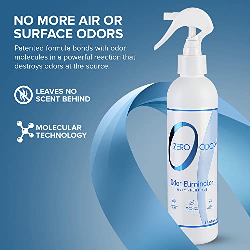 Zero Odor Multi-Purpose Household Odor Eliminator, Trigger Spray, 8 ounces