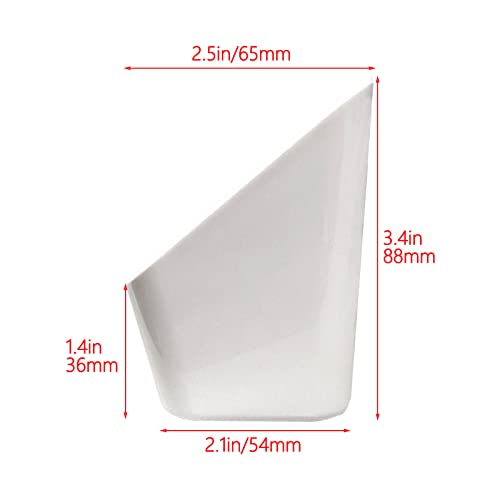 Aiwaiufu Kitchen Sink Front Trays Tip Out Tray Set 14 Inch Polymer Plastic White (2 Pack)