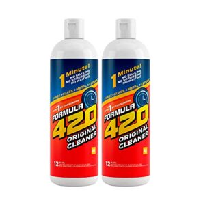 formula 420 cleaner – pyrex, glass, metal and ceramic – 12 oz. bottles. 2 pack