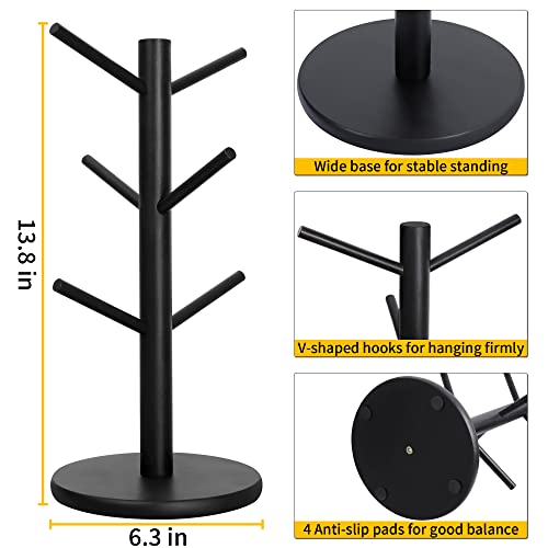 MyLifeUNIT Mug Holder Tree (Black)