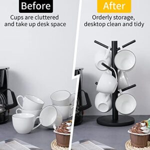 MyLifeUNIT Mug Holder Tree (Black)