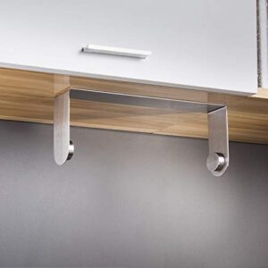 ZUNTO Paper Towel Holder Under Cabinet - Adhsive Paper Towel Rack (No Drilling), Stainless Steel Rustproof, Easy Tear