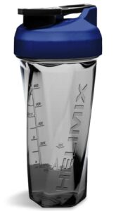 helimix 2.0 vortex blender shaker bottle 28oz | no blending ball or whisk | usa made | portable pre workout whey protein drink shaker cup | mixes cocktails smoothies shakes | dishwasher safe (28 oz, blue)