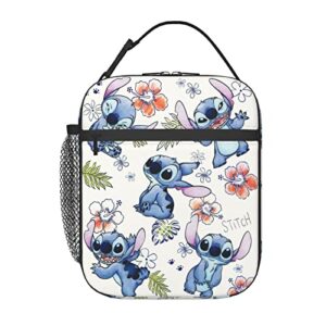 cute lunch box for girls boys cartoon anime lunch bags portable insulated lunch tote bag thermal cooler bag for work school outdoor