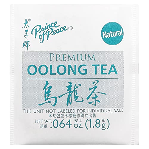 Prince of Peace Organic Oolong Tea, 100 Tea Bags – 100% Organic Black Tea – Unsweetened Black Tea – Lower Caffeine Alternative to Coffee – Herbal Health Benefits