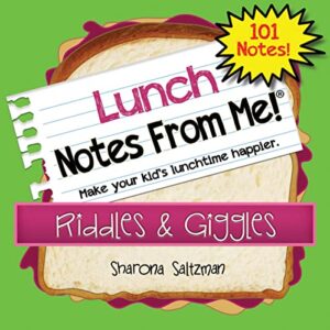 notes from me! 101 tear-off lunch box notes for kids, riddles & giggles, fun & educational, inspirational, motivational, thinking of you, back to school essential, bored kids activity, ages 8+