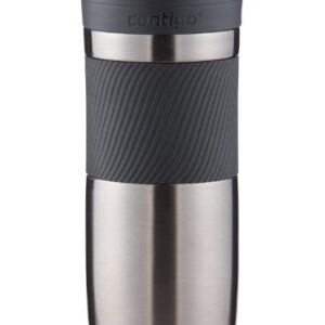 Contigo Snapseal Byron Vacuum-Insulated Stainless Steel Travel Mug, 16 Oz, Gunmetal