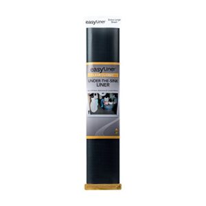 duck clear classic easy 285865 under-the-sink liner, 24 in x 4 ft roll, black