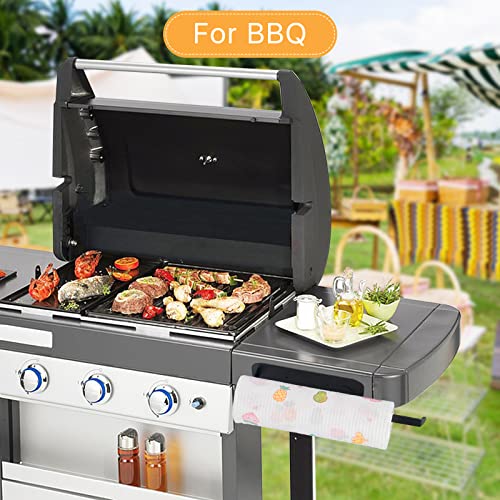 URALFA Magnet Paper Towel Holder, Stainless Steel Paper Roll Holder with Magnetic Backing, Magnetic Paper Towel Holder for Refrigerator, Grill, Toolbox, BBQ, Black